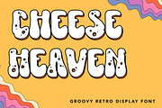 Smooth Cheese - Groovy Retro Font, a Font by Arendxstudio (Thumbnail 4 of 9)