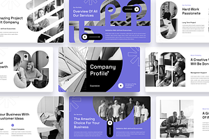 Creative Company Profile PowerPoint, a Presentation Template by YossyOneStd