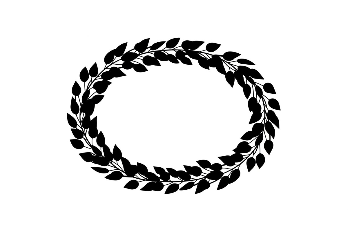 Botanical Oval Wreath Frame Bundle, an Illustration by Designer_Momina (Photo 36 of 51)