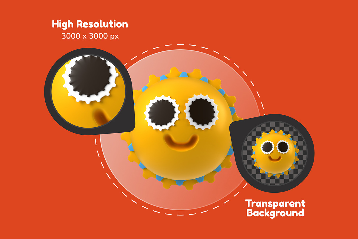 3D Emoji Icons, an Emoji Icon by Vectors Market (Photo 5 of 10)
