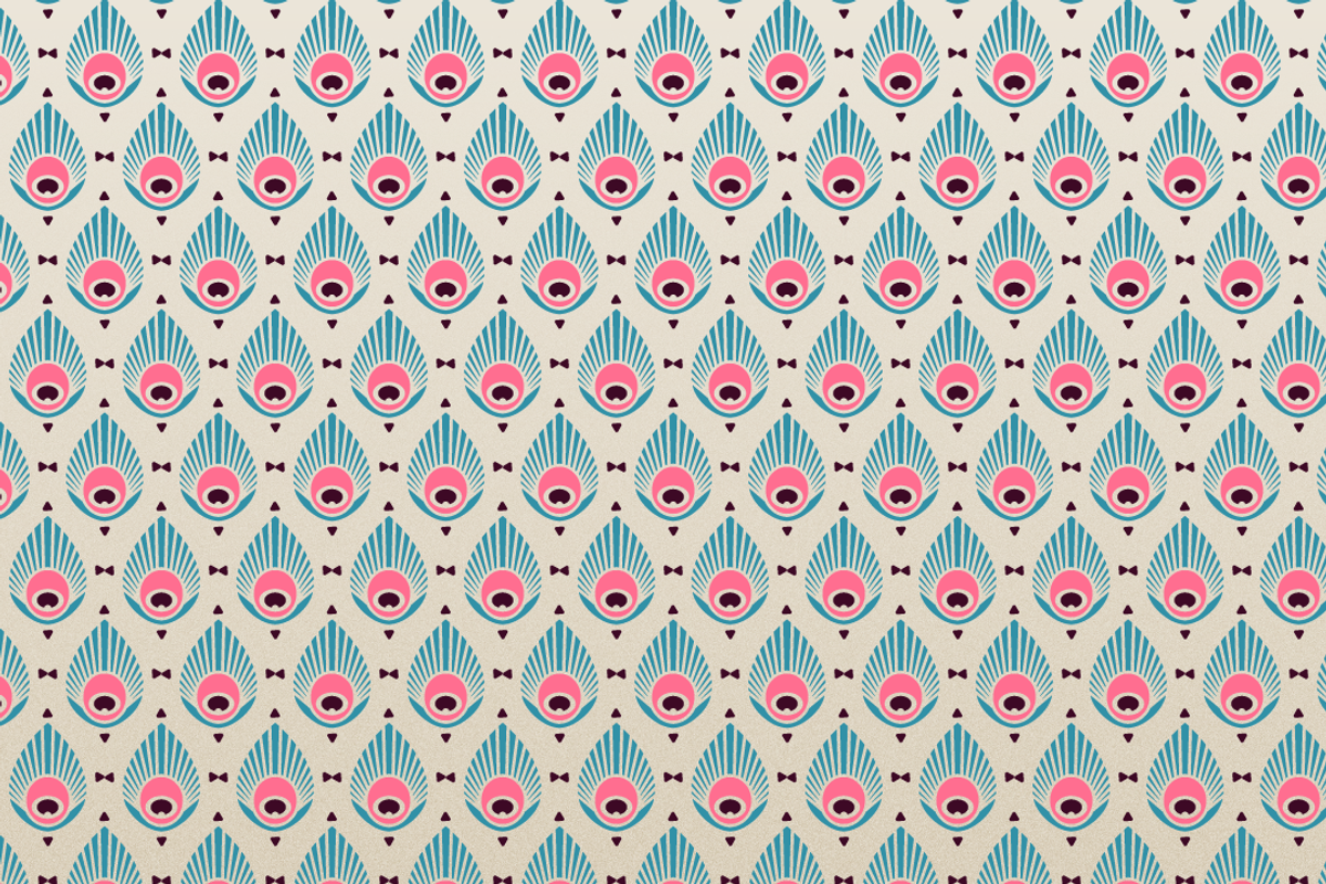 Peacock Pattern, a Pattern Graphic by Bene's shop