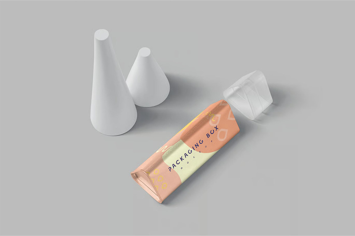 Triangular Packaging Box Mockup, a Packaging Mockup by megostudi0 (Photo 5 of 6)