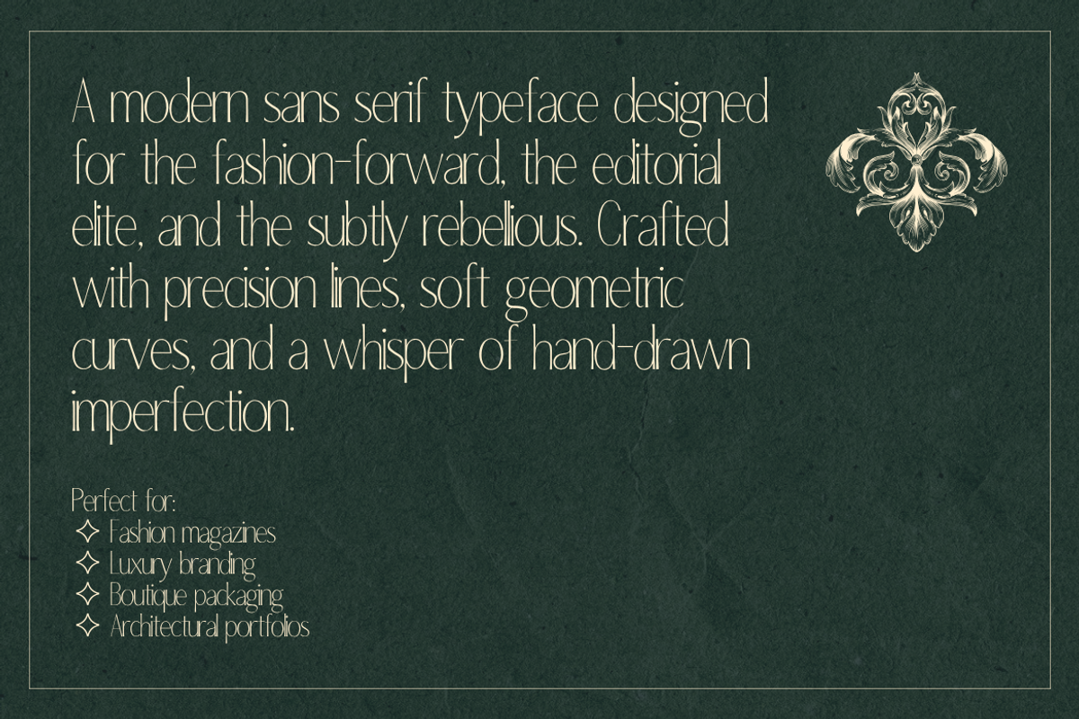 Lignée – High Fashion Sans Serif, a Sans Serif Font by Creacy Studio (Photo 2 of 9)
