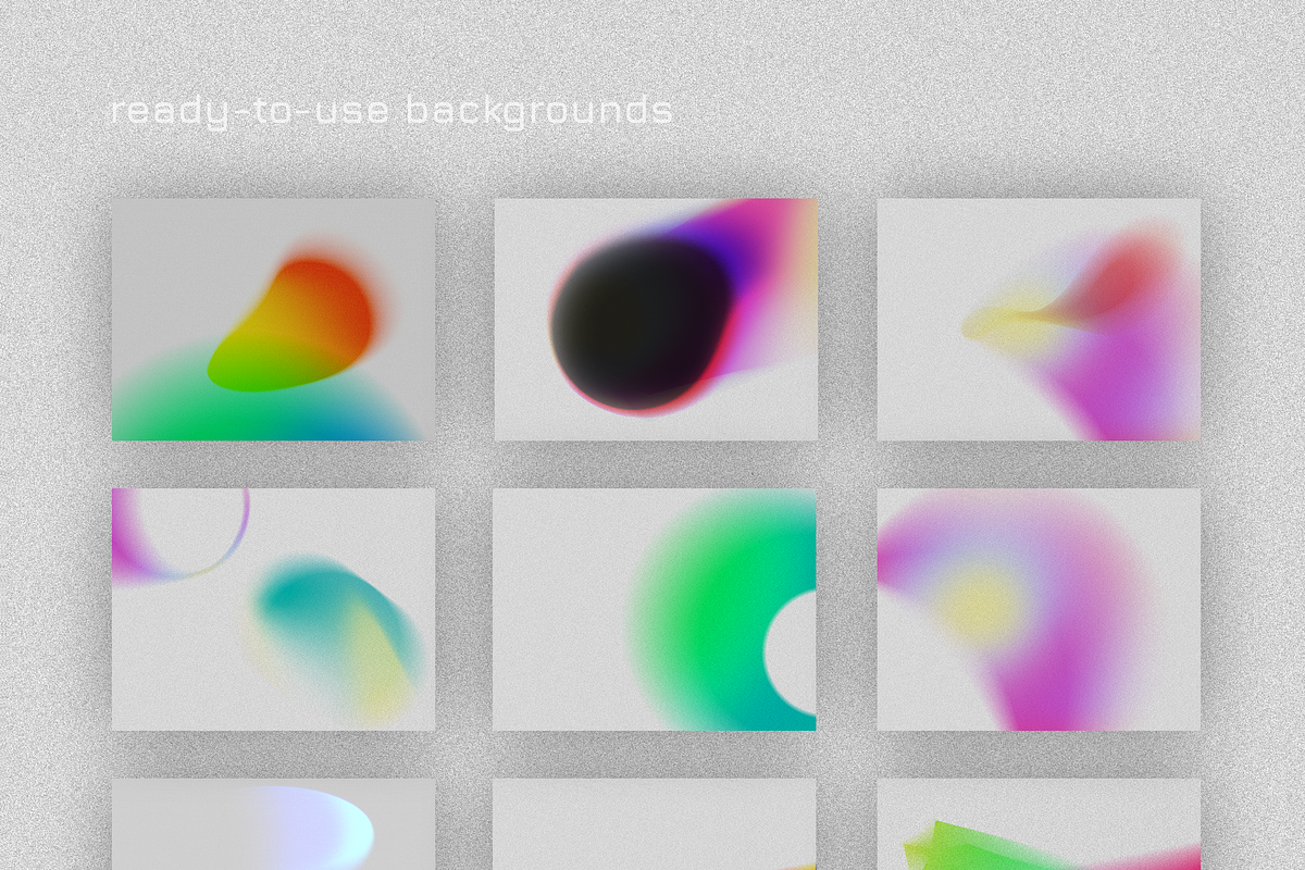 Retro grainy gradient backgrounds, a Texture Illustration by mamormo (Photo 8 of 8)