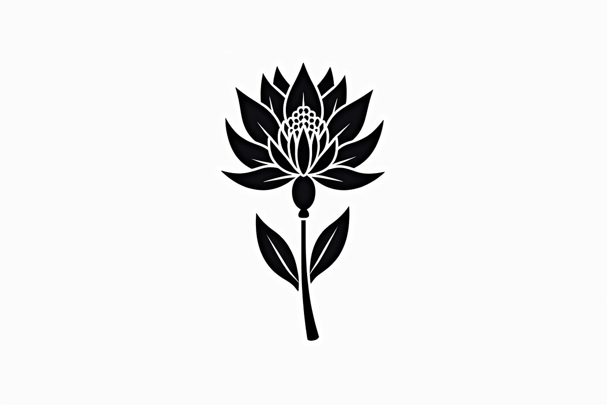 Black Floral Silhouette Set, an Illustration by balal (Photo 21 of 21)