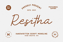 Resitha - Script Monoline