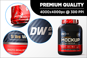5lb Whey Protein Jar Mockup C1-Pro, a Packaging Mockup by Design Warlord (Thumbnail 12 of 16)