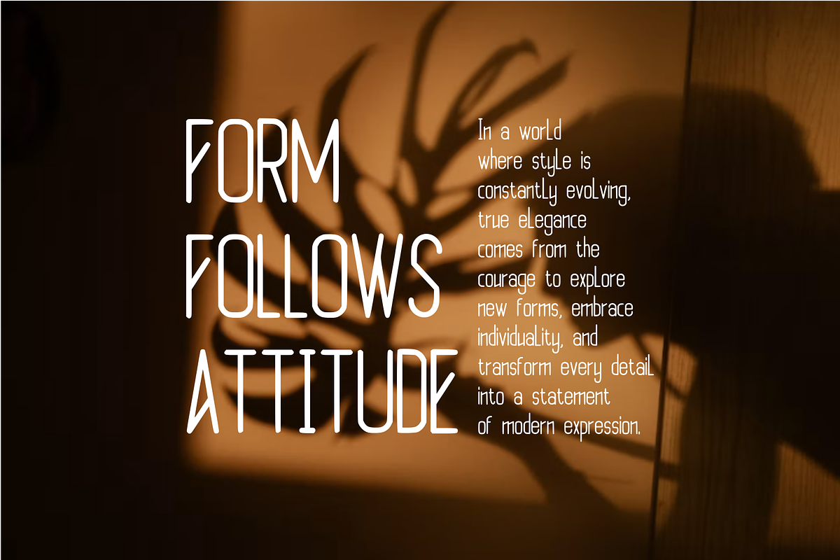 Velmiqura Modern Experimental, a Sans Serif Font by idealistudio (Photo 2 of 5)