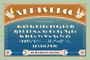 Nerts Deco Artdeco Display Typeface, a Font by graphicook (Thumbnail 2 of 10)