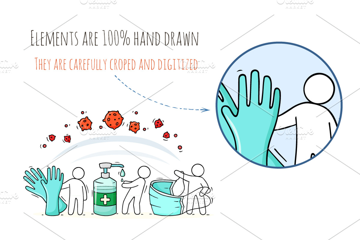 Medicine set with People, a Healthcare Illustration by Sapunkele (Photo 2 of 4)