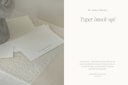 The Amina Collection - Papers MockUp