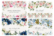 Watercolor Floral Bundle 90 in1, an Animal Illustration by whiteheartdesign (Thumbnail 49 of 50)
