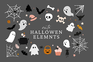 Halloween Cute Doodle Clipart PNG, a Seasonal Illustration by Lucie Sindelkova