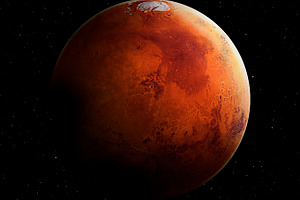 Mars containing earth, planet, and cosmos