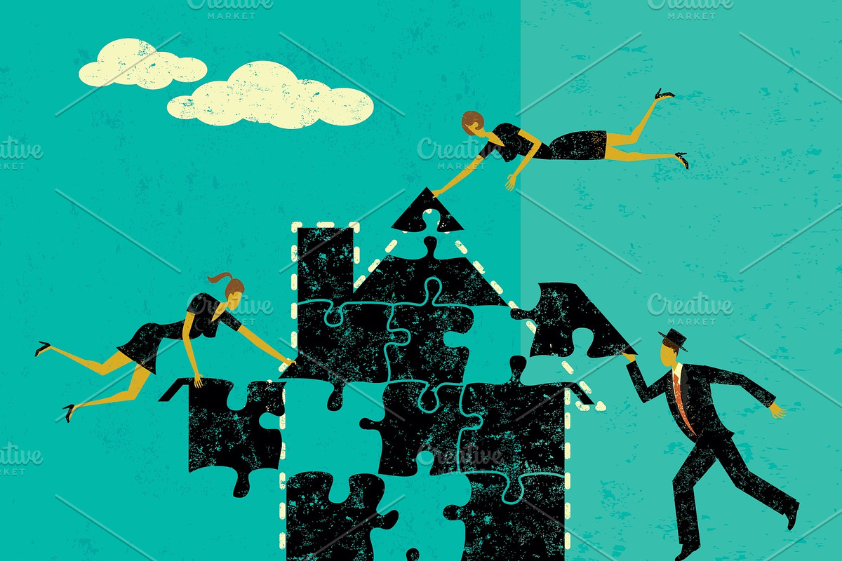 Business Concepts Bundle 11 Women, a Person Illustration by retrorocket (Photo 5 of 21)