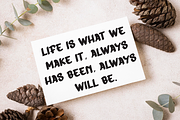 Christmas Vacation | Script Font, a Script Font by Scratchones (Thumbnail 3 of 8)