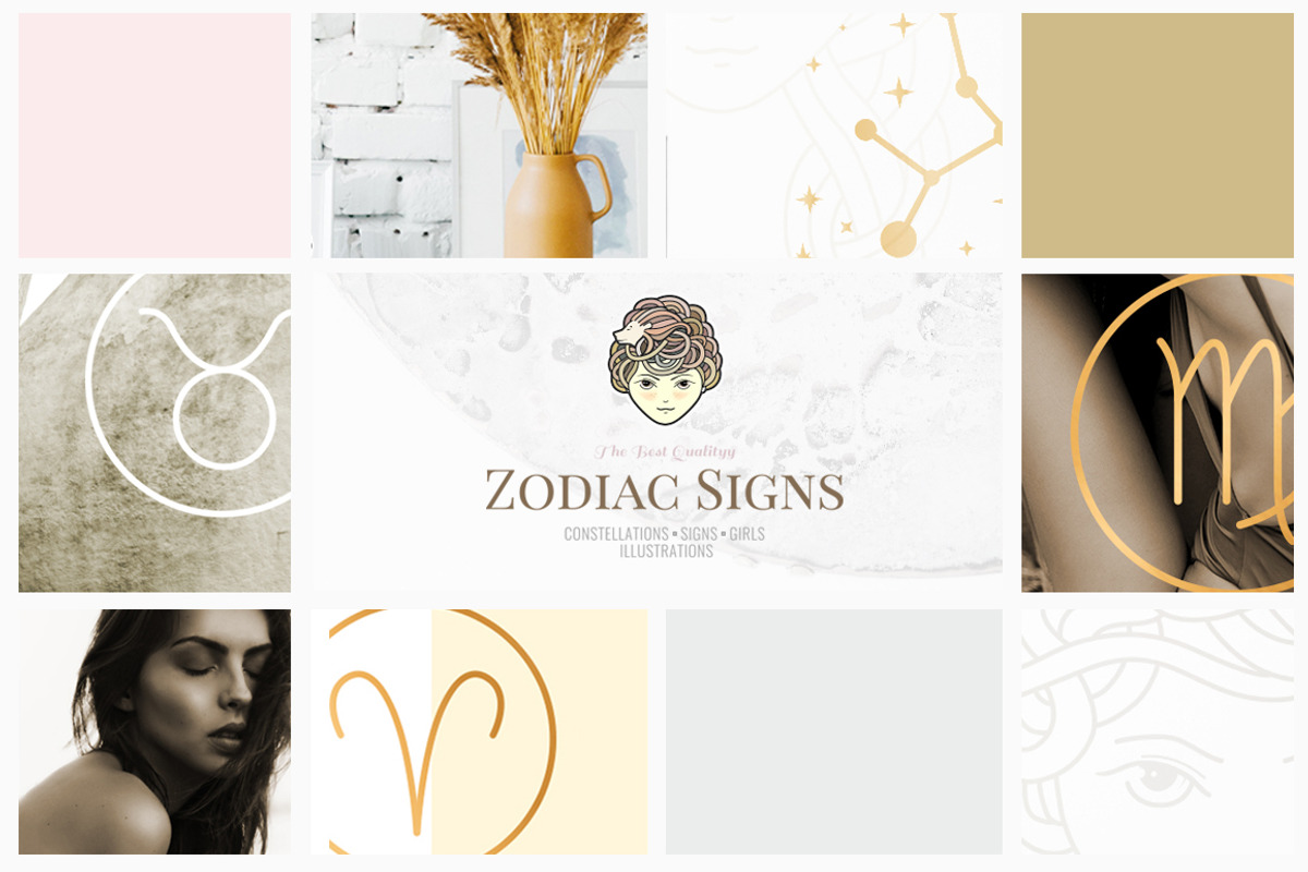 Zodiac signs., a Graphic by Luba Vega (Photo 14 of 14)