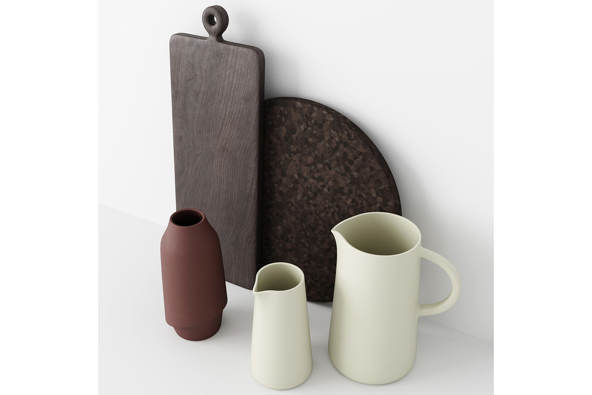 Kitchen Olivia Accessories, a Furniture 3D Model by 3DCargo (Photo 4 of 9)