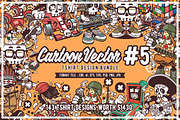Cartoon Vector #5 Design Bundle, an Illustration by roach_graphic (Thumbnail 1 of 19)