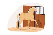 Naughty, disobedient horses training, an Animal Illustration by Good Studio (Thumbnail 9 of 16)