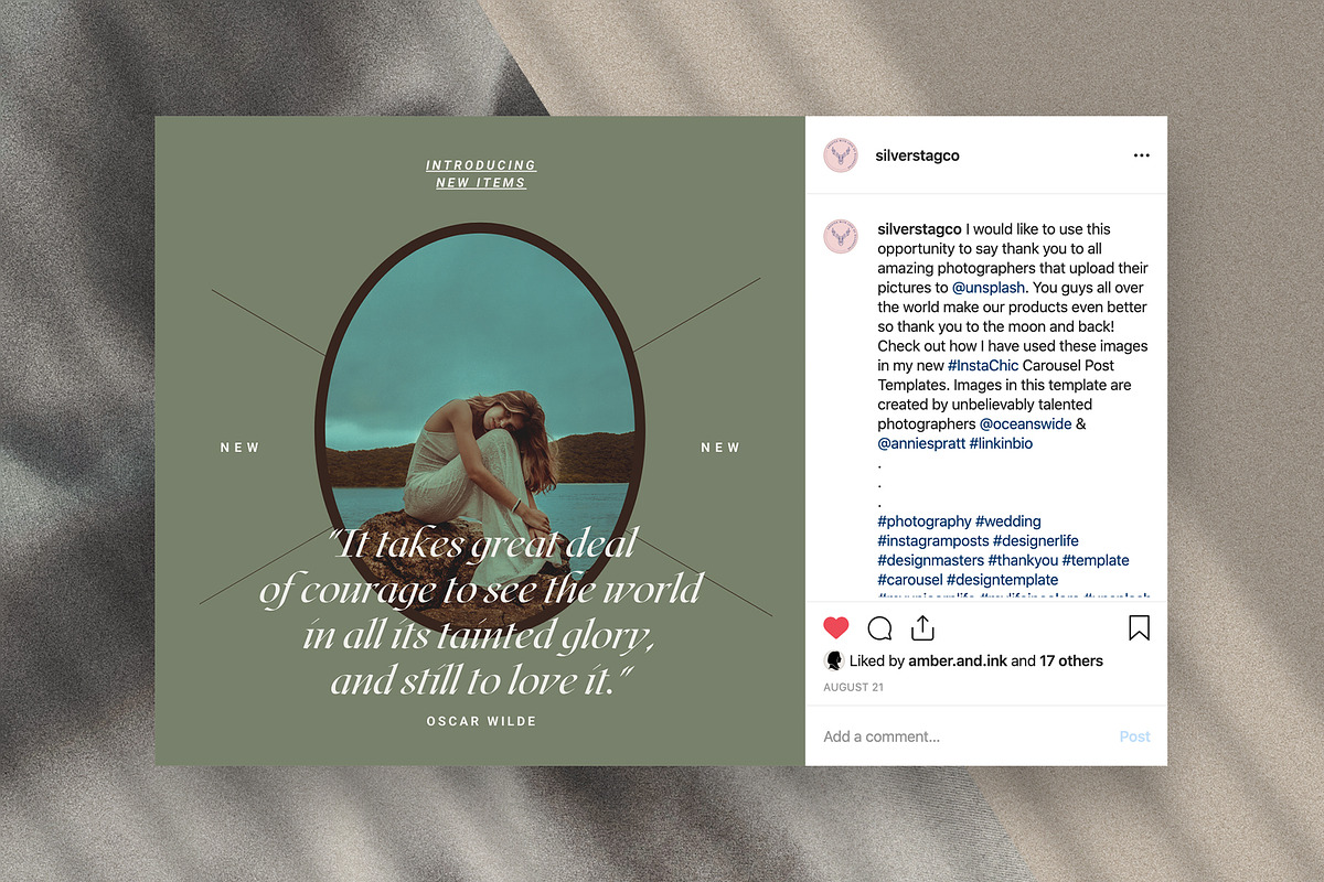 Canva Instagram Posts & Stories Pack, a Social Media Template by SilverStag Type Foundry (Photo 25 of 48)