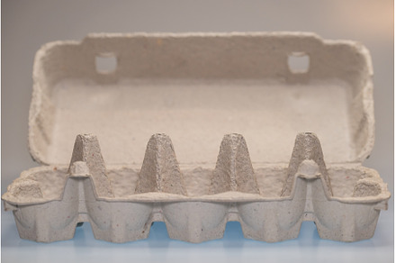 Empty paper carton box for eggs on, a Food & Drink Photo by COLORFUL