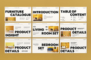Furniture Catalogue Google Slide, a Presentation Template by graphicook (Thumbnail 3 of 4)