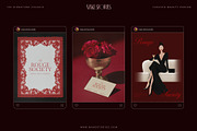 Bold Moody Red Aesthetic Stock Image, a Beauty & Fashion Photo by Make Stories Studio (Thumbnail 5 of 8)