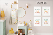 Kids Frames & Wall Mockup Bundle - 6, a Print Template by Yuri-U (Thumbnail 21 of 28)