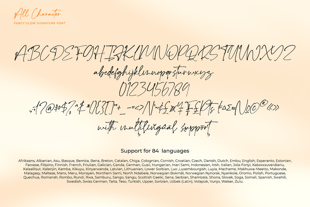 Fancy Glow, a Script Font by Nathatype (Photo 9 of 10)