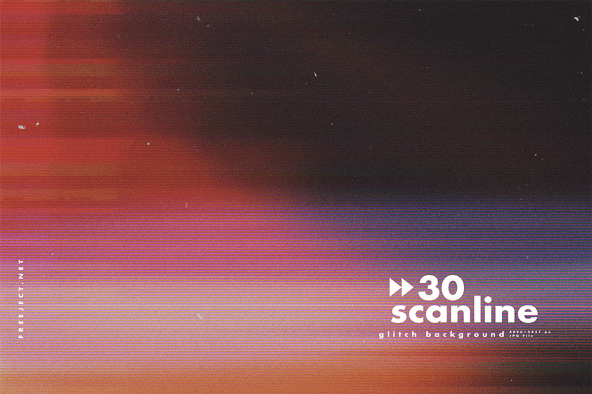 30 Scan lines Glitch Background, a Texture Graphic by freeject.net (Photo 26 of 32)