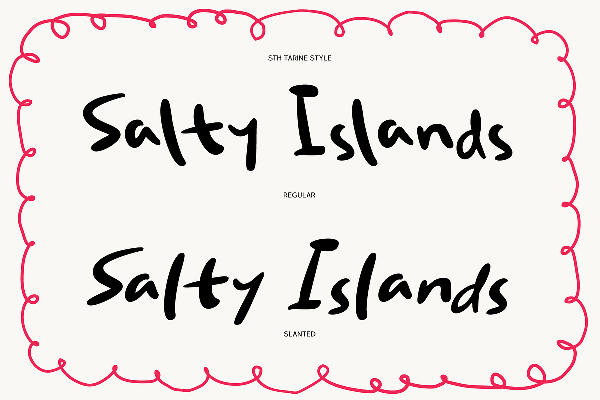 STH Tarine, a Handwritten Font by Sitintahitam (Photo 3 of 10)