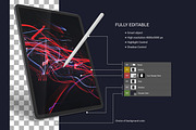 iPad Pro Mockup Set, an iPad Mockup by Seven Lights (Thumbnail 2 of 13)