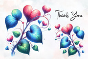 Heart Watercolor Clipart, an Illustration by RobertsArt (Thumbnail 4 of 8)