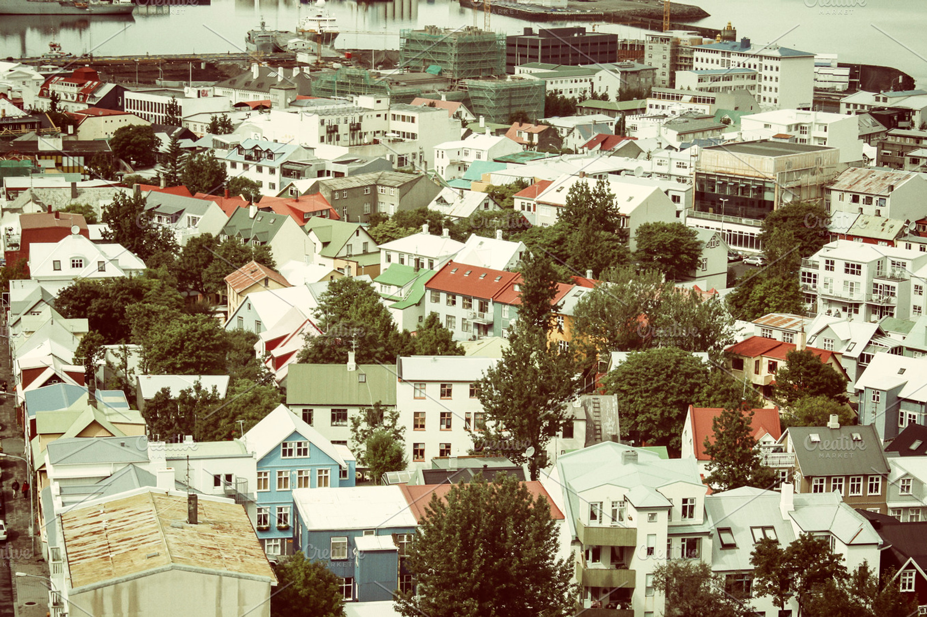 Reykjavik cityscape featuring iceland, reykjavik, and view