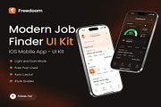 Part Time Job Finder App UI Kit, an UI Kit Template by Creative Perspective (Thumbnail 1 of 6)