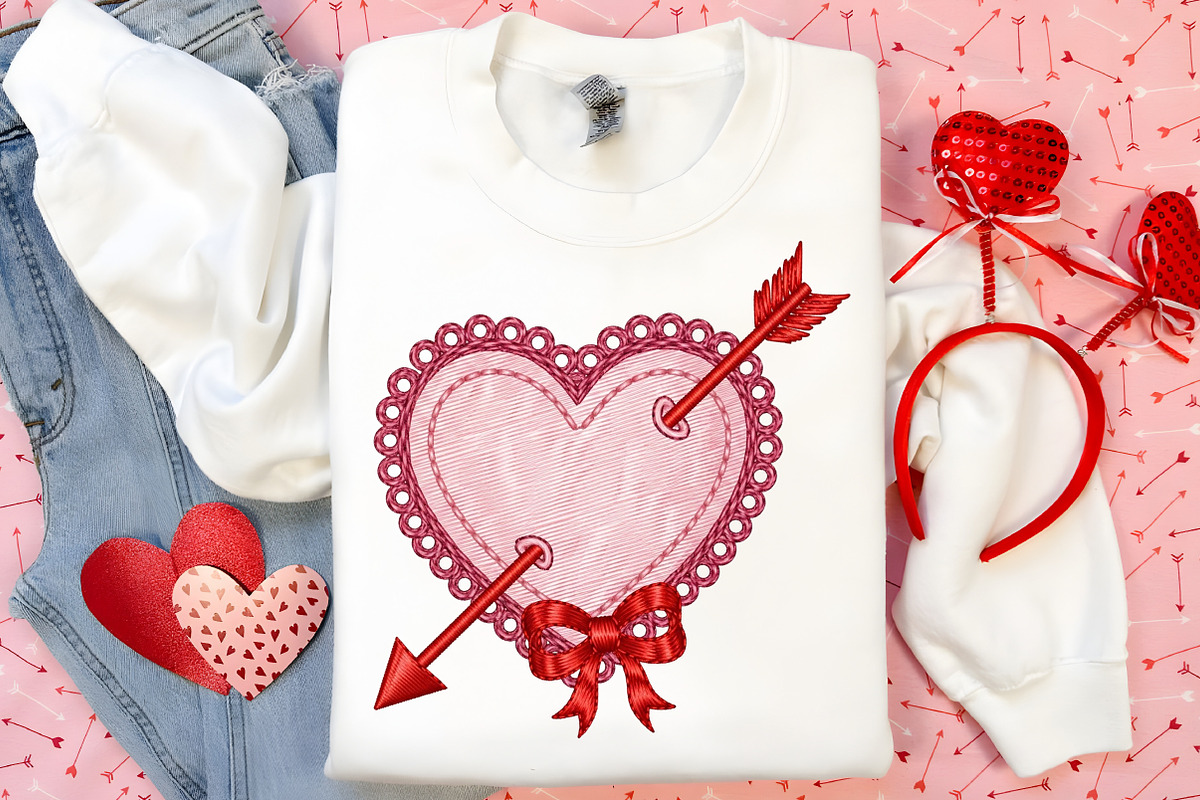 Latch Hook Yarn Valentine Heart PNG, an Illustration by Canvas Craft (Photo 7 of 7)