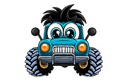 Kawaii Off-Road Tractor with Big Eye, a Transportation Illustration by Ghagra (Thumbnail 2 of 3)