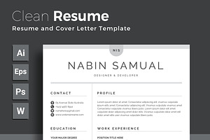 Modern Resume/CV Template