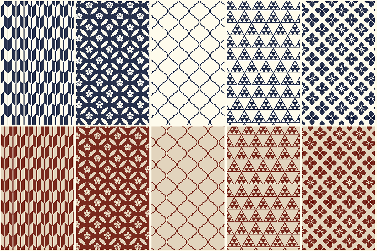 Japanese Geometrics, a Pattern Graphic by Suphansa (Photo 10 of 11)