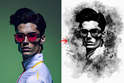 Portrait Painting Watercolor Photo, an Action Add-On by Photoshop Action (Thumbnail 19 of 22)