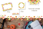 Happy Planning Autumn Collection, a Stationery Template by OlgaSerbun (Thumbnail 3 of 6)
