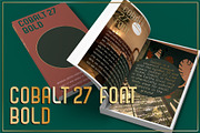 Cobalt 27 Modernist Bold Font, a Sans Serif Font by Lee Iley (Thumbnail 1 of 6)