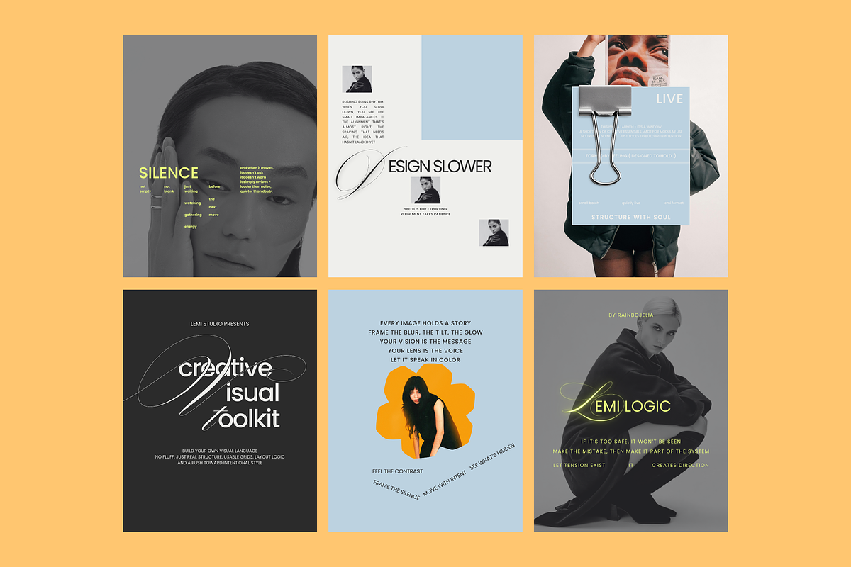 LEMI • EDITORIAL INSTAGRAM TEMPLATES, a Social Media Template by rainbojelia (Photo 5 of 17)