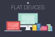 Flat Devices, a Product Mockup by Claw Creative Co. (Thumbnail 1 of 4)