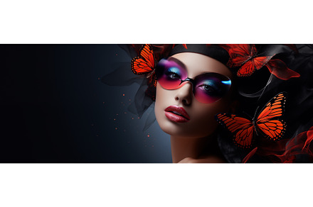 Young Girl with Butterflies, a Beauty & Fashion Photo by BazziBa♥