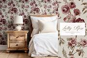 Vintage Peony Rose Pattern Bundle, a Pattern Graphic by Eclectic Anthology (Thumbnail 11 of 13)