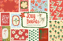 Christmas Backgrounds & Frames by  in Illustrations