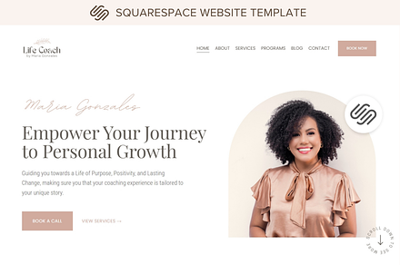 Coaching Squarespace Template, a Squarespace Template by vectorocean