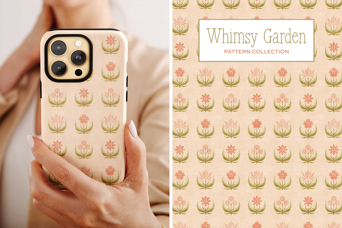 Whimsy Garden Floral Patterns, a Pattern Graphic by Eclectic Anthology (Photo 12 of 14)